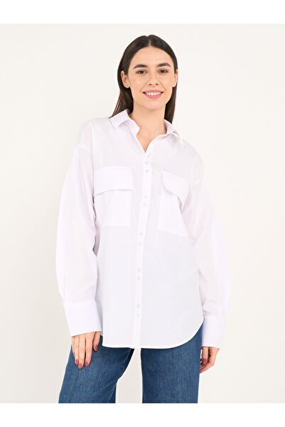 Lee Cooper Women's long-sleeved shirt with pockets