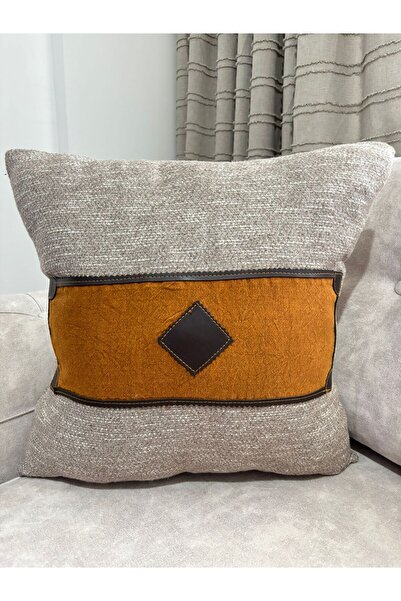 YOUC Design Husă pentru pernă de design 48 x 46 Ediție limitată, piele maro, ...