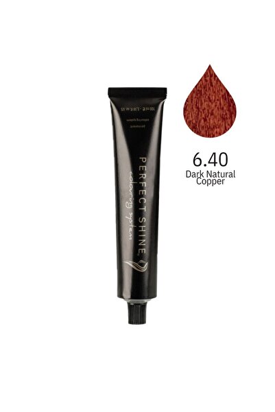 PERFECT SHINE Permanent Profesyonel Saç Boyası 100ml - Koyu Doğal Bakır Kahve...