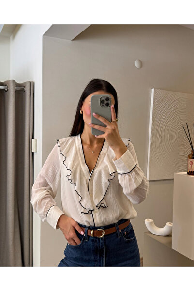 her place Fır fır detaylı Bluz