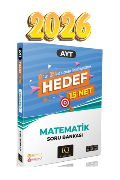 3D Yayınları AYT MATEMATİK HEDEF 15 IQ