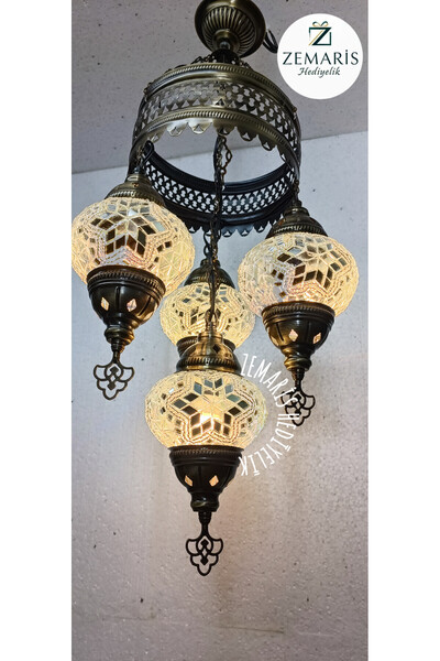 ZEM ARİS HEDİYELİK El Yapımı Otantik Mozaik Avize