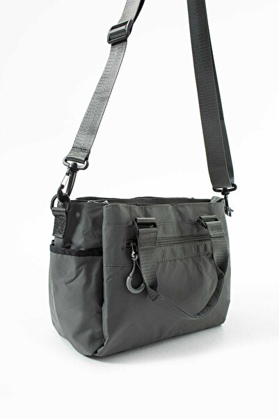 Sanmorris Kadın 4 Gözlü Desenli Paraşüt Kumaş Ayarlanabilir Çapraz Askılı El ...