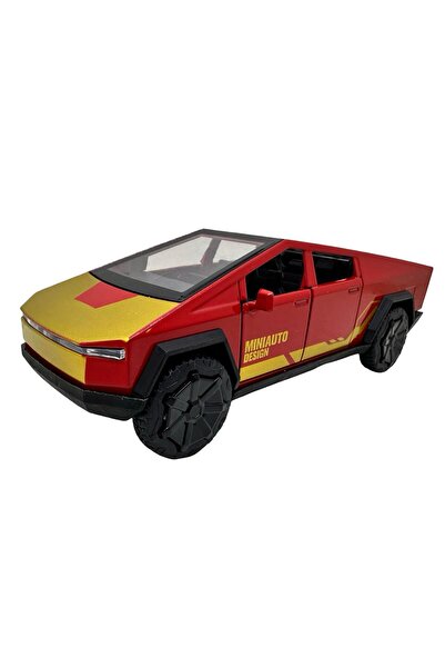 JPT Model Tesla Cybertruck 1:32 Roșu cu Lumini și Sunet