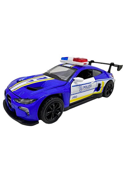 JPT Model BMW M4 Police Sport 1:28 cu lumini și sunet