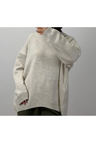 Vaniza Велосипедний комір Oversize Стандартний розмір Трикотажний светр