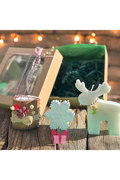 EGhediyelik Yılbaşı Mum seti hediyelik