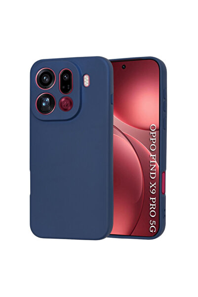 Techsuit Husă din silicon SoftFlex pentru Oppo Find X9 Pro — Bleumarin