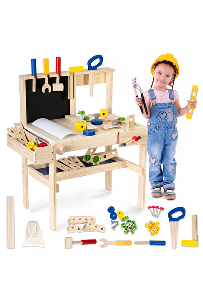 mamabrum Set de bricolaj din lemn XXL - 75 de piese