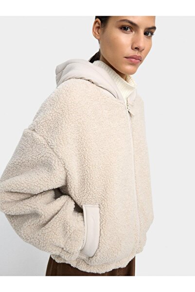 PARFOIS Kapüşonlu Sherpa Etkili Ceket