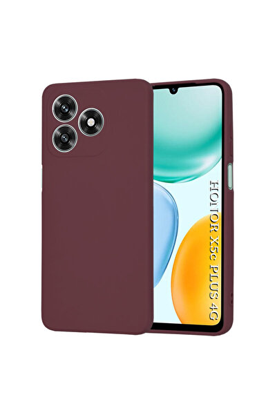 Techsuit Husă din silicon SoftFlex pentru Honor X5c Plus, vișinie