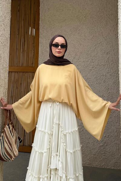 Moca بلوزة إيلينا صفراء