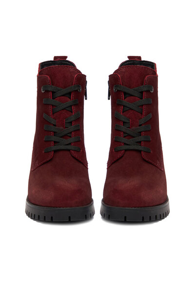 LASOCKI women's ankle boots burgundy