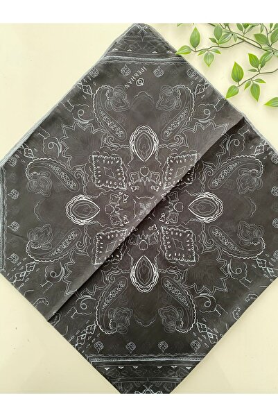 İpekhan Zen Pattern Thin Cotton Scarf