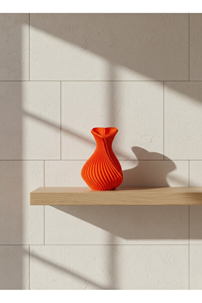 CT STONES Vază cu inimă Portocalie