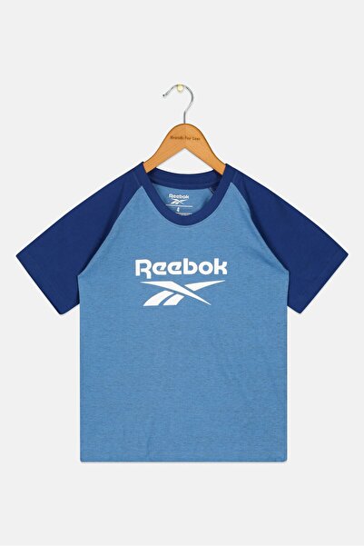 Reebok Toddlers Boy Crew Neck Short Sleeve Outdoor T-Shirt, Blue