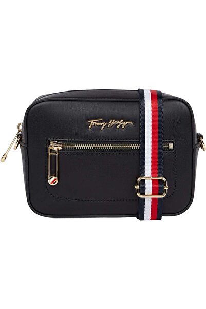 Tommy Hilfiger ICONIC TOMMY CAMERA Kadın Siyah Çanta