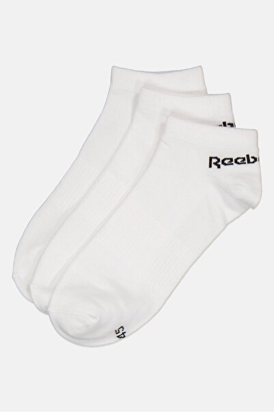 Reebok Men Brand Logo Low Cut Socks, White