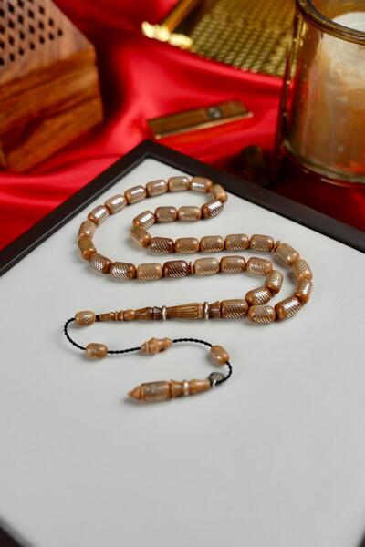 dergah tesbih Şükür Baba Premium Series Silver Chakam System Design Kuka Prayer Beads