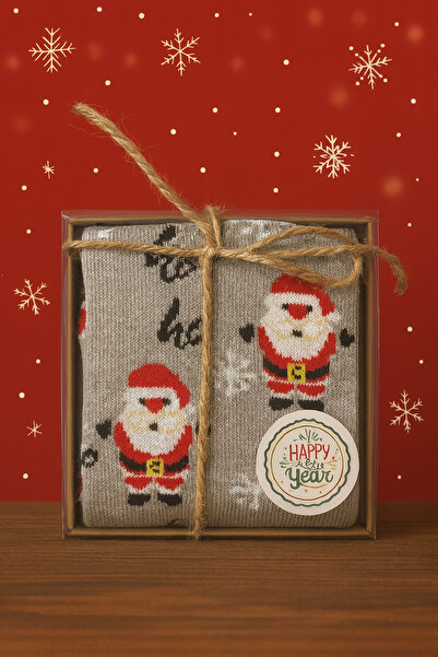 MEKİK BUTİK هدية عيد الميلاد في صندوق - جوارب عيد الميلاد للجنسين - جوارب هدي...