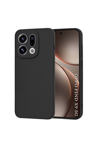 Techsuit Silicone Case for Oppo Find X9 SoftFlex, Black