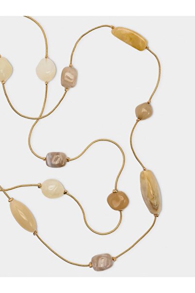 PARFOIS Taş Efektli Uzun Kolye