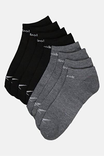 Reebok Men 8 Pairs Brand Logo No Show Cut Socks, Multicolor
