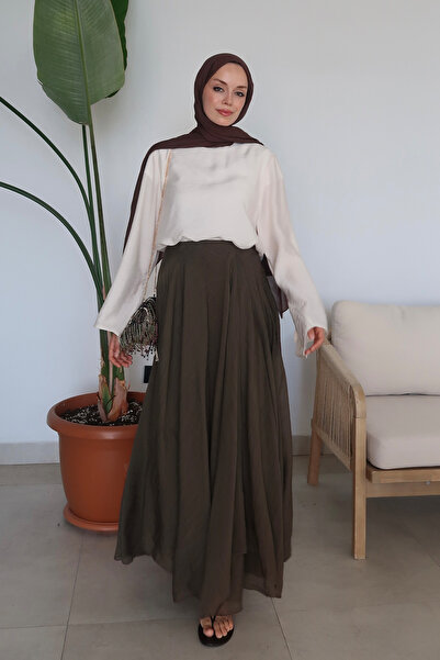 Moca Elya Etek Khaki