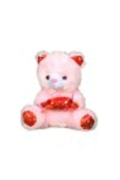 KotaBaby Ursuleț de pluș 20 cm, Kota Baby, roz/roșu