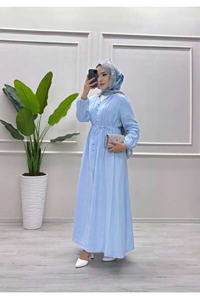moda acar MÜSLİN KUMAŞ ELBİSE