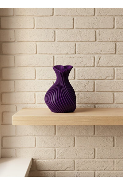 CT STONES Mini vază violetă în formă de inimă de 5 cm Produs modern de decor ...