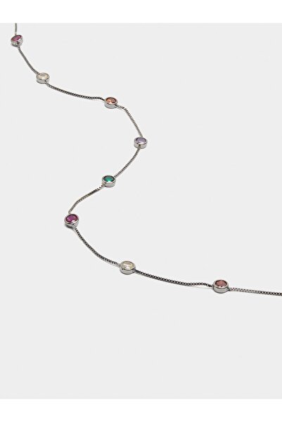 PARFOIS Çok Renkli Zirkonlu Kolye