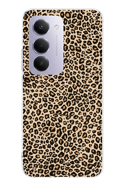 TechTree حافظة سيليكون مطبوع متوافقة مع هاتف Redmi 15 4G بتصميم ليوبارد