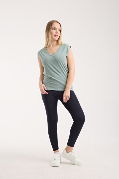 G-FOX Women's Modal Blend V-Neck Sleeveless Basic T-Shirt 6018