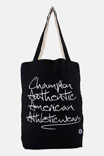 Champion Women Graphic Print Shopper Bag, Black