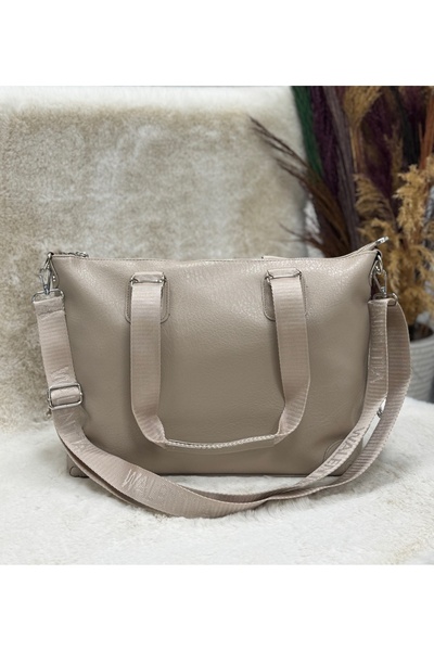 MİHRA STORE حقيبة نسائية مافيرا يومية بحزام وتفاصيل جلدية للكتف واليد - TA003...