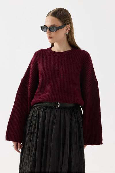Moca Harper Sweater Burgundy