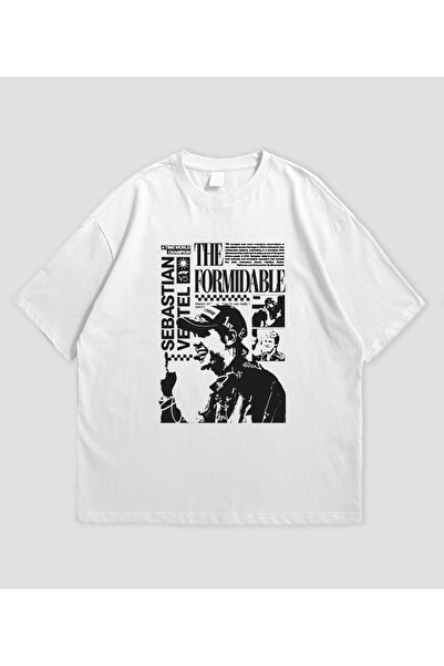 SVART WEAR تي شيرت سيباستيان فيتيل مطبوع قصة فضفاضة للجنسين