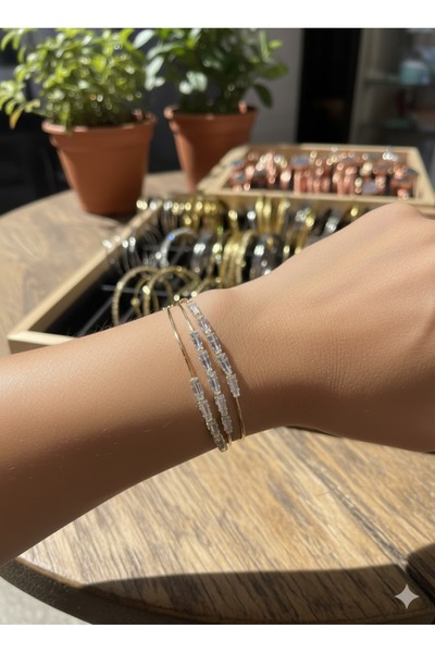 GiftPack مشبك فولاذي مرصع بحجر الزركون مناسب للاستخدام اليومي