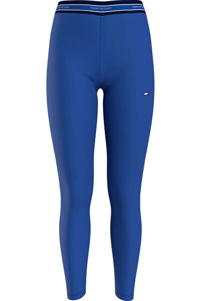 Tommy Hilfiger RW SEASONAL TAPE LEG Kadın Mavi Tayt