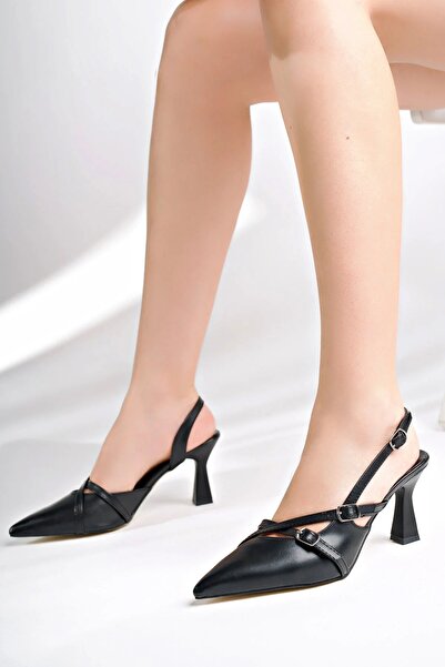 sermoda Pantofi de damă cu toc - Pantofi de damă cu toc stiletto, cu vârf asc...