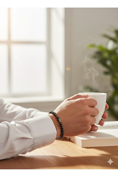 GiftPack سوار من الخرز الحجري الطبيعي - صناعة يدوية