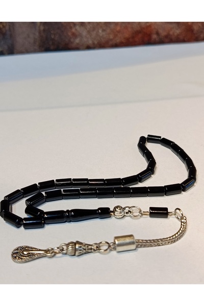 tuba tesbih gümüş BİLEK BOY UFAK KESME KEHRİBAR TESBİH