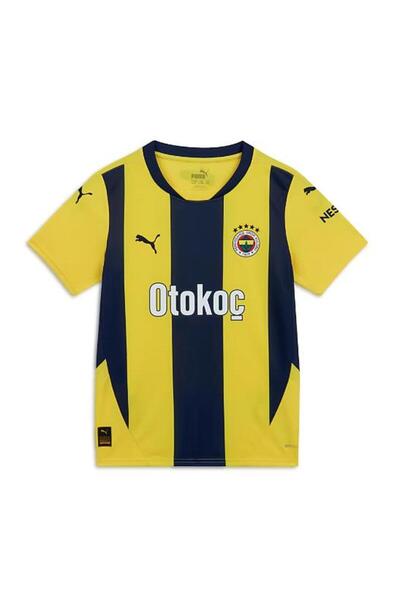 Puma FSK Home Jersey Jr Sarı Erkek İç Saha Forması