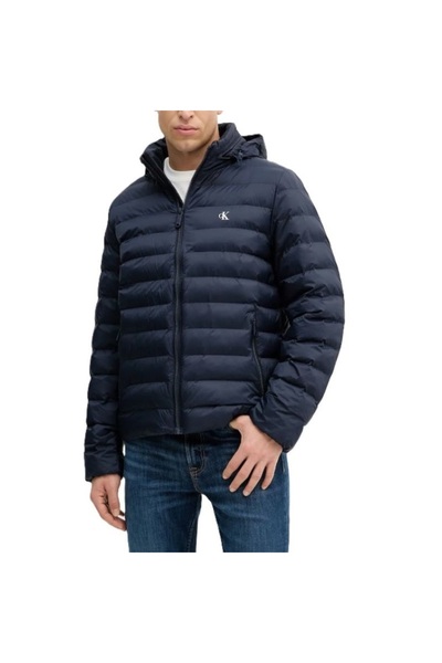 Calvin Klein Geaca LS NYLON LT WT HOODED FZ PUFFER