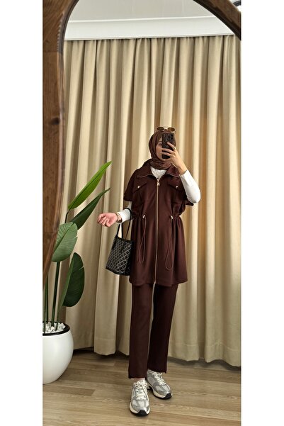 ESLEM Yelekli Tesettür Takım