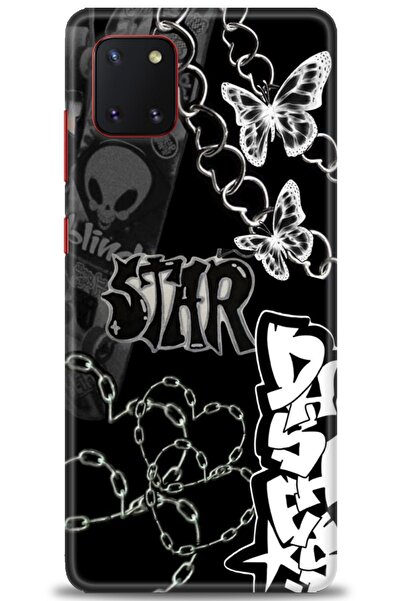 kılıfevreni غطاء متوافق مع هاتف سامسونج جالاكسي A81 A+ Plus HD مطبوع - غطاء س...