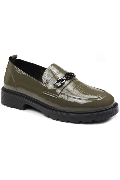 PASS Collection Women's shoes X4X450028C 40 L-khaki lacquer-37