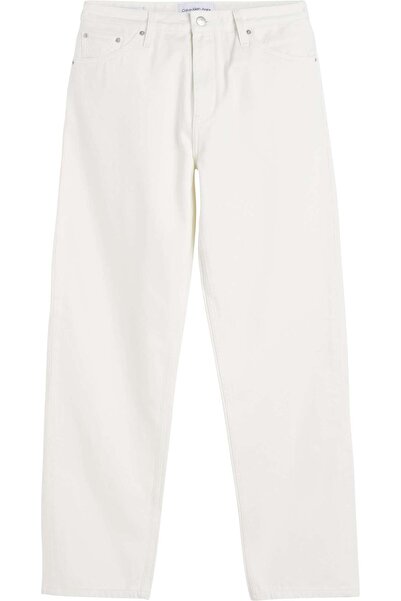 Calvin Klein 90'S STRAIGHT Kadın Beyaz Kot Pantolon