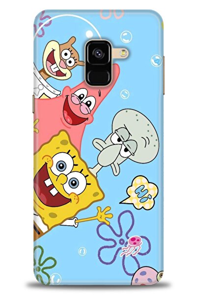 kılıfevreni غطاء متوافق مع هاتف سامسونج جالاكسي A8 2018 A+ Plus غطاء HD مطبوع...